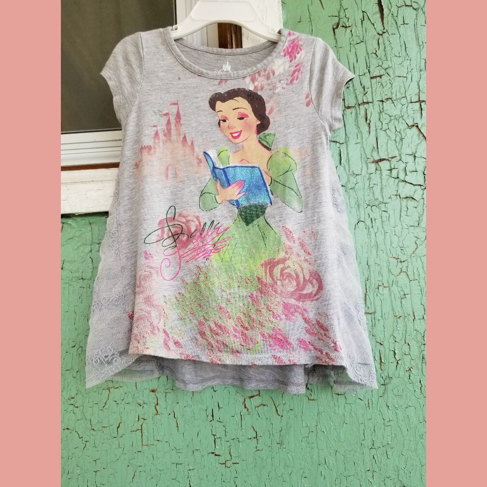 Belle Princess Beauty & The Beast Disney Girl’s T-shirt